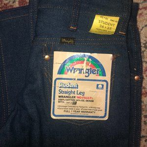 1970s Vintage Wranglers Straight Leg 24" waist